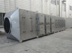 美的集團的五萬風(fēng)量UV光解+活性炭一體機出貨