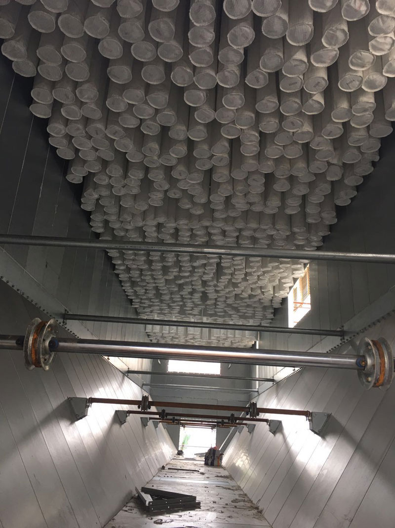 布袋除塵器內部